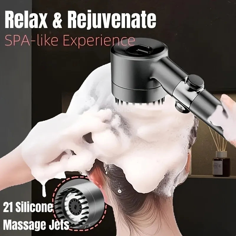 🚿 Luxury Filtered Shower Head | High Pressure, Water Saving, 4 Spray Modes